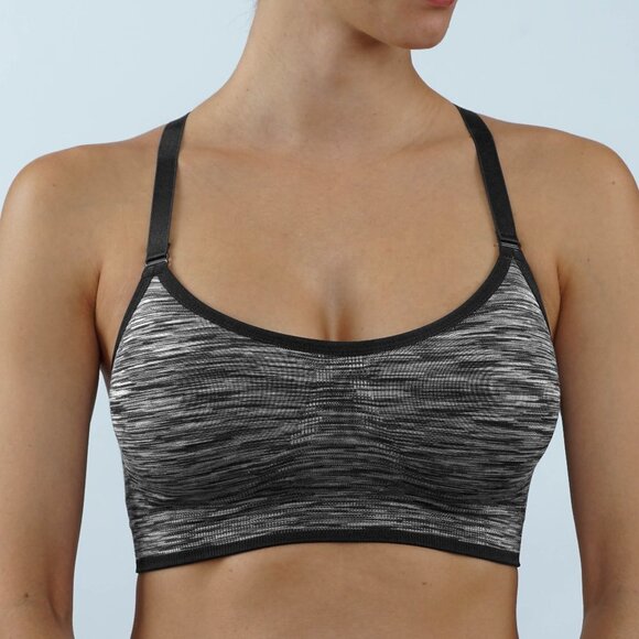 Other - Crop top sports bra adjustable straps Two Tone